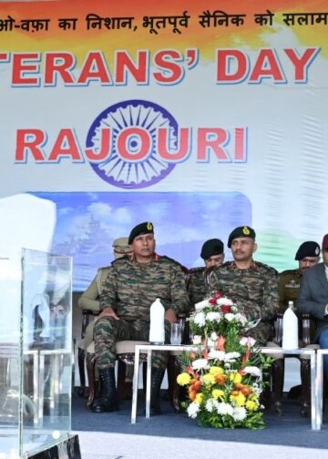 === 10th Armed Forces Veterans Day ===  Ex-servicemen not stories of past but living role models: LG Sinha