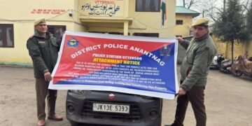 Police attach vehicle in UAPA case