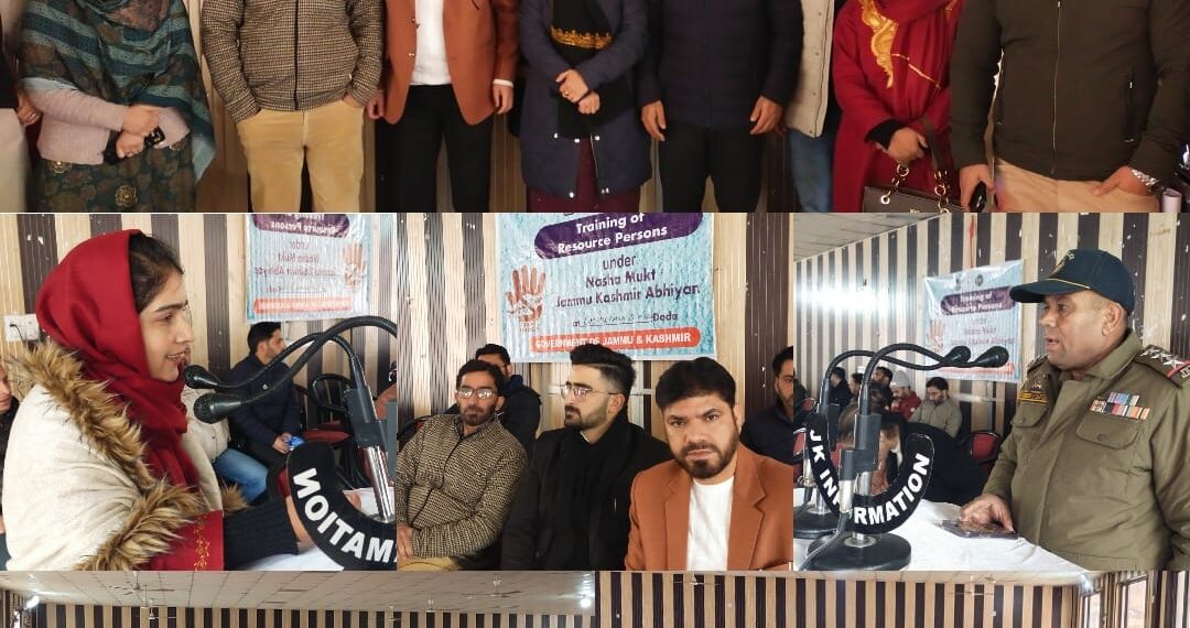 Nasha Mukt Bharat Abhiyaan : Frontline workers imparted IEC training at Bhaderwah