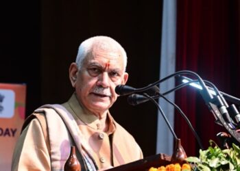 === NATIONAL VOTERS’ DAY ===  J&K ‘trust in democracy’ has solidified: LG Sinha