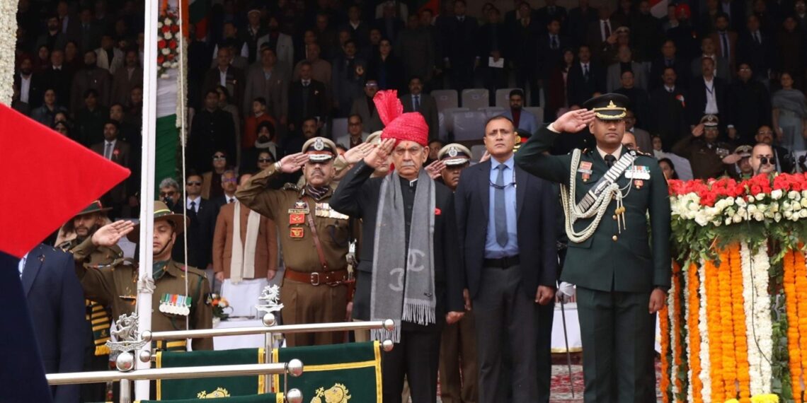 LG unfurls National Flag