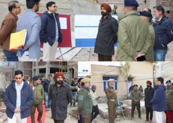 Principal Secretary inspects SDRF building construction