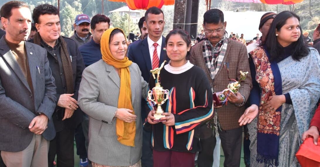 Sakeena Itoo felicitates ISKOI Karate medallists in Udhampur