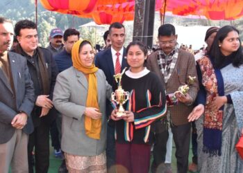 Sakeena Itoo felicitates ISKOI Karate medallists in Udhampur