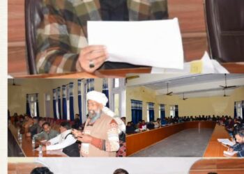 Secretary RDD reviews rural development schemes in Rajouri