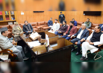 Speaker JKLA chairs all-party, BAC meet ahead of budget session