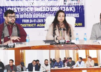 Prabhari officer reviews development progress in aspirational block Khawas