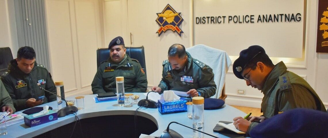 DIG south Kashmir assesses security, crime scenario in Anantnag