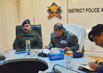 DIG south Kashmir assesses security, crime scenario in Anantnag