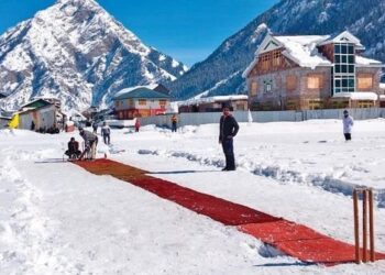 Snow Cricket: Winter’s Coolest Game on the LoC