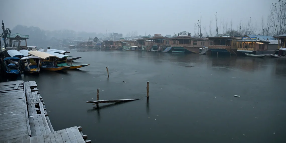 Srinagar freezes at -6°C, records season’s coldest night