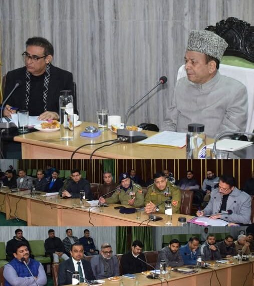 Speaker reviews security, logistics for J&K Assembly Budget session