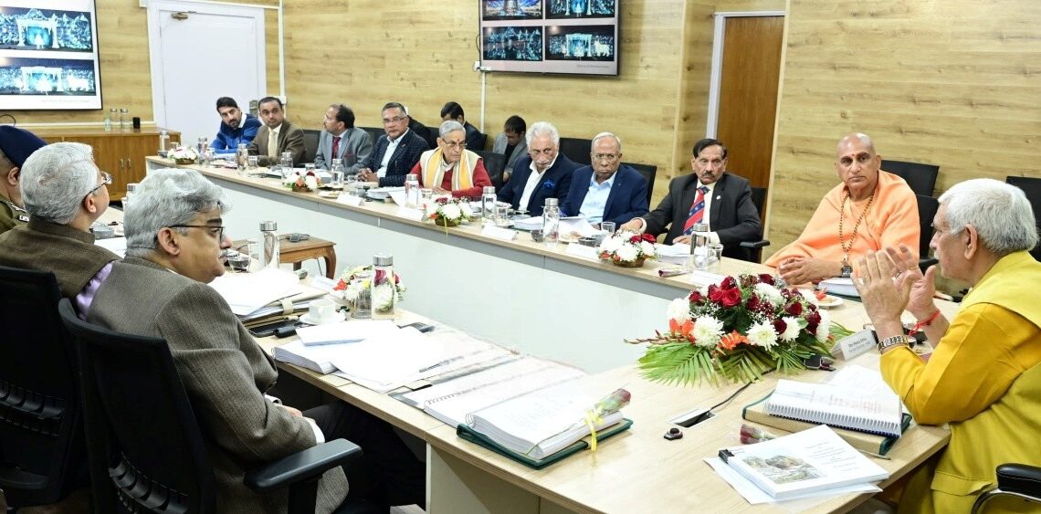 === Amarnath Yatra 2026 === : LG Sinha chairs 50th meeting of SASB