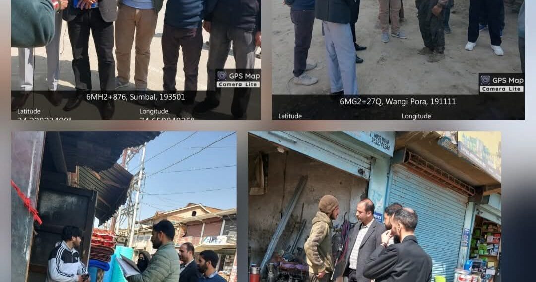 DTF inspects Sumbal in Rescue & Rehabilitation Drive