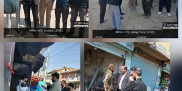 DTF inspects Sumbal in Rescue & Rehabilitation Drive