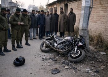 Father of four killed in bike-electric pole collision