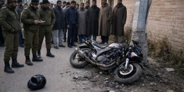 Father of four killed in bike-electric pole collision