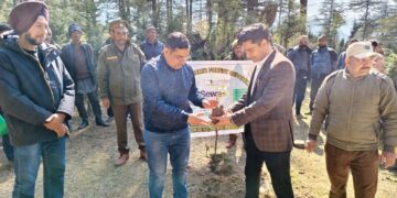 ADC Bhaderwah leads plantation drive at Village Domanda