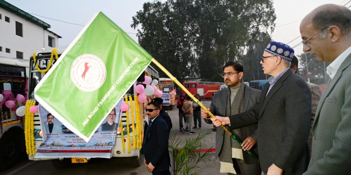 CM flags off J&K RTC buses to major religious destinations across country