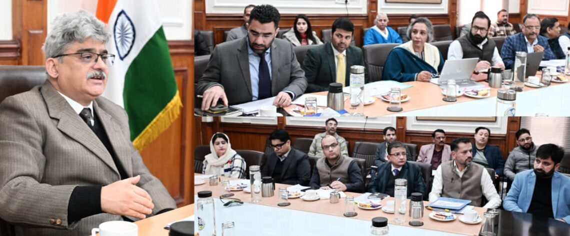 CS consults NITI Aayog to strengthen food safety regime in J&K