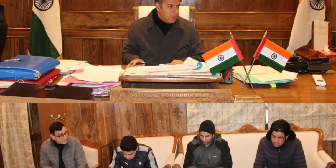 DC Budgam reviews developmental works across municipal committees
