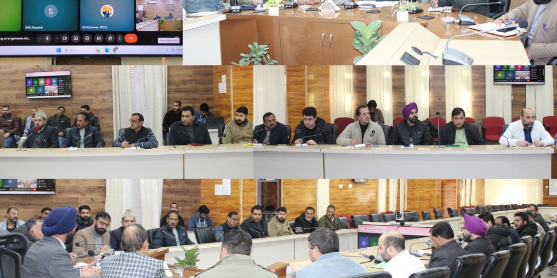 DC Doda chairs preparatory meeting for Maha Shivratri, holy month of Ramzan