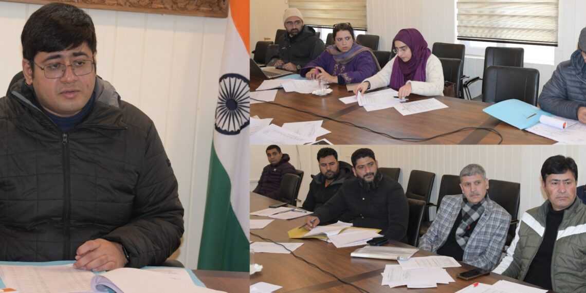 DC Ganderbal reviews Mission YUVA implementation, approves 202 cases 