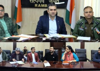 DC Ramban reviews anti-drug measures at NCORD meeting