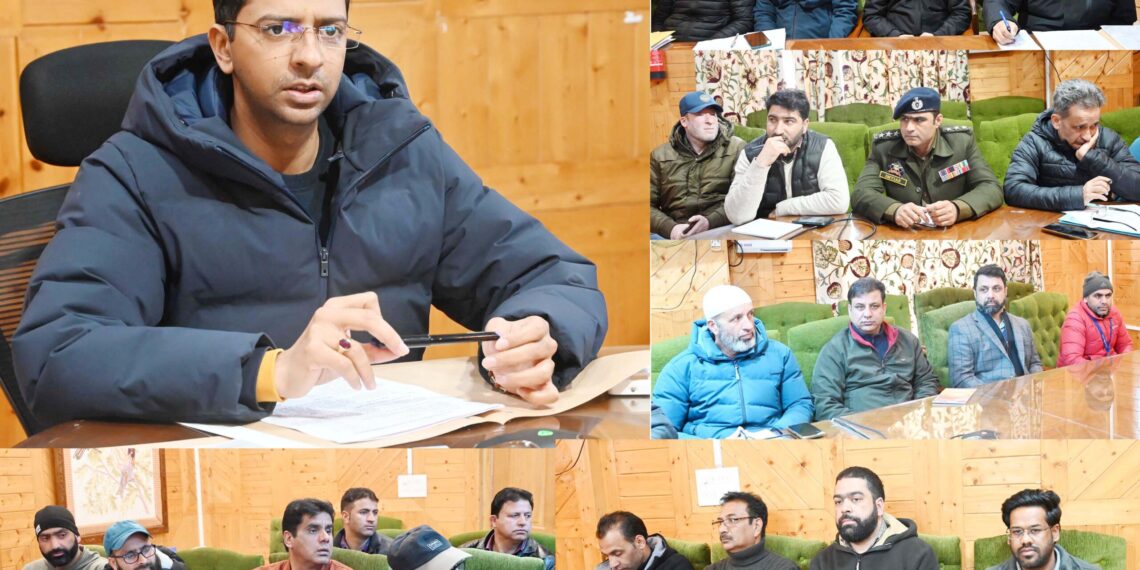 DC Shopian chairs District-Level Telecom Committee meeting