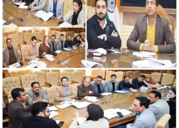 Div Com Kashmir reviews progress on Jhelum Water Transport Project