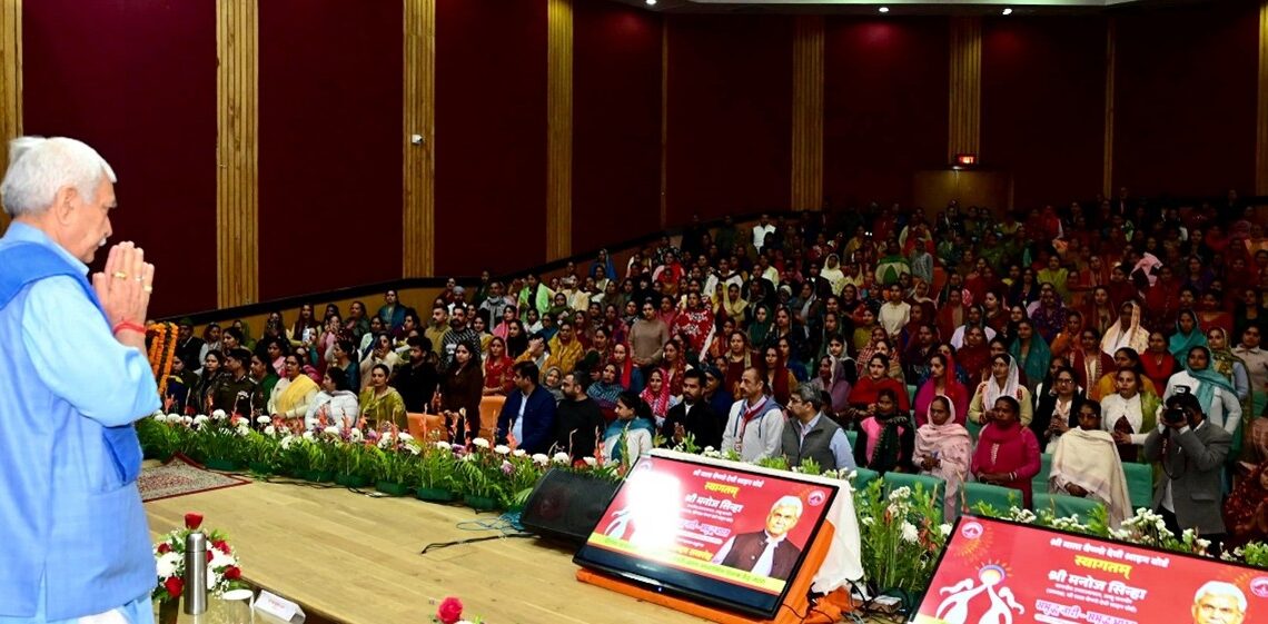 LG Sinha lays foundation stone of Sri Shankaracharya Temple envisioned in 1960