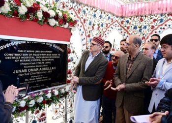 CM rolls out ₹84.41 cr multi-sector dev works to transform Ganderbal