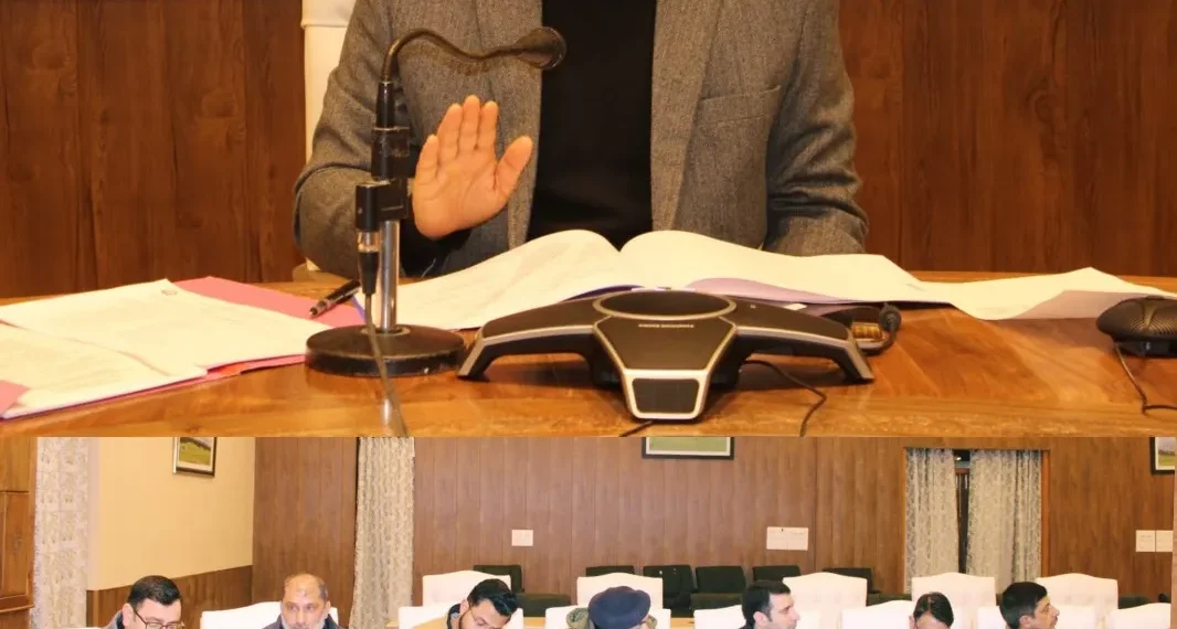 DC Budgam reviews road safety measures, enforcement