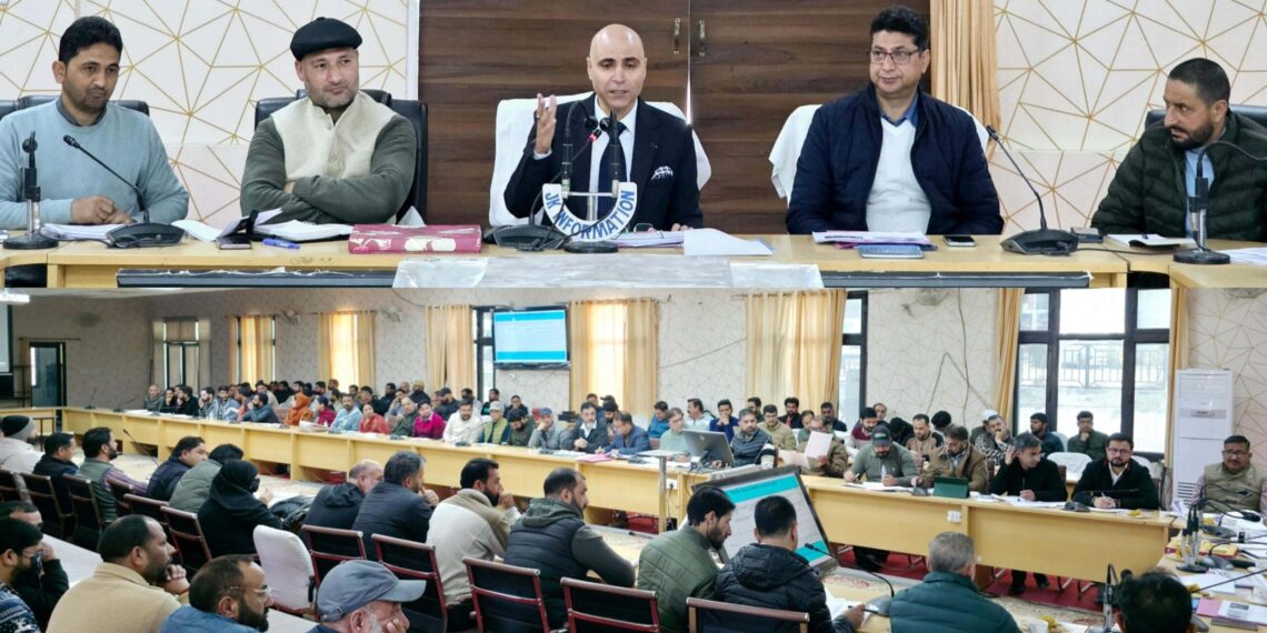 Implementation of RDD sector schemes reviewed in Kishtwar