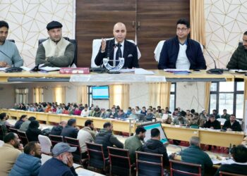 Implementation of RDD sector schemes reviewed in Kishtwar