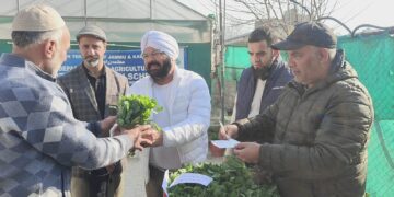 Joint Director Agriculture Inputs inaugurates sale of Vegetable Seedlings at Kitchen Garden Lalmandi