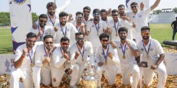 === Historic Glory ===  J&K lift maiden Ranji Trophy after 66-year wait