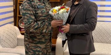 Satish Sharma reviews border infrastructure development