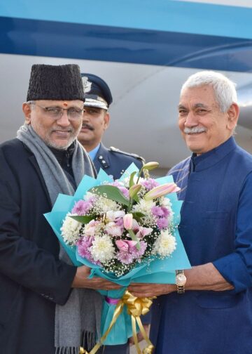 Vice-President Radhakrishnan arrives in Sgr on maiden J&K visit