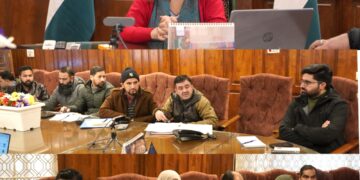 SANJY-2026: DC Bandipora reviews arrangements at Shadipora Transit Camp