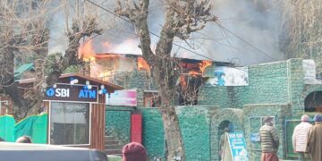 Fire guts Fisheries Dept structure at Nehru Park