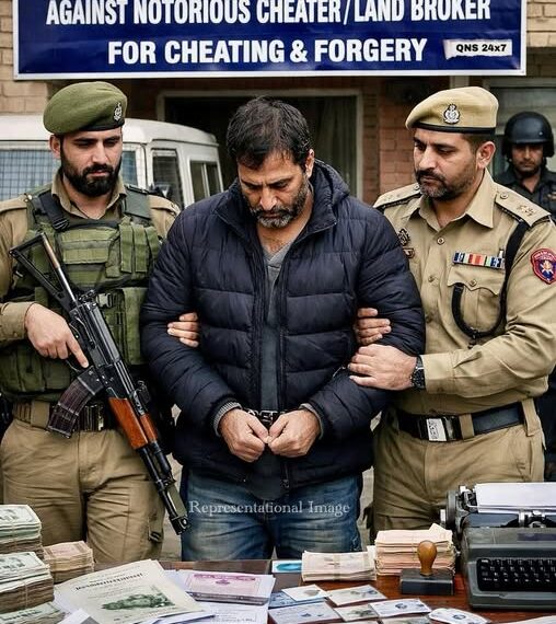 Police nab notorious cheater in Ganderbal