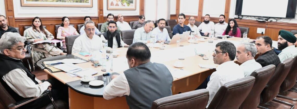 CS reviews education reforms in J&K