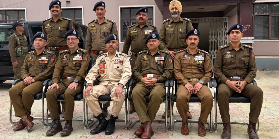DGP reviews security, CT ops, law & order in Awantipora