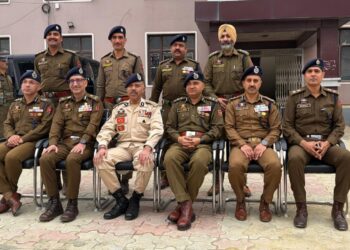 DGP reviews security, CT ops, law & order in Awantipora