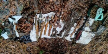 Forces bust terrorist hideout in Bandipora