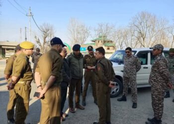 DIGs NKR, CRPF visit ‘ground zero’, assess situation