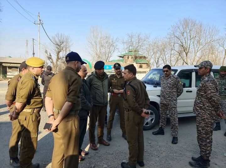 DIGs NKR, CRPF visit ‘ground zero’, assess situation