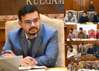 DC Kulgam reviews implementation of Social Welfare Schemes 
