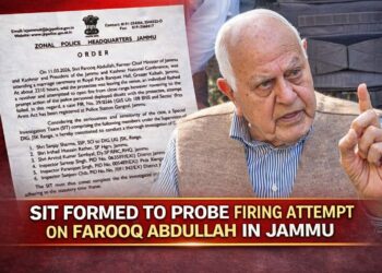 Police constitute SIT to probe assassination bid on Dr Farooq